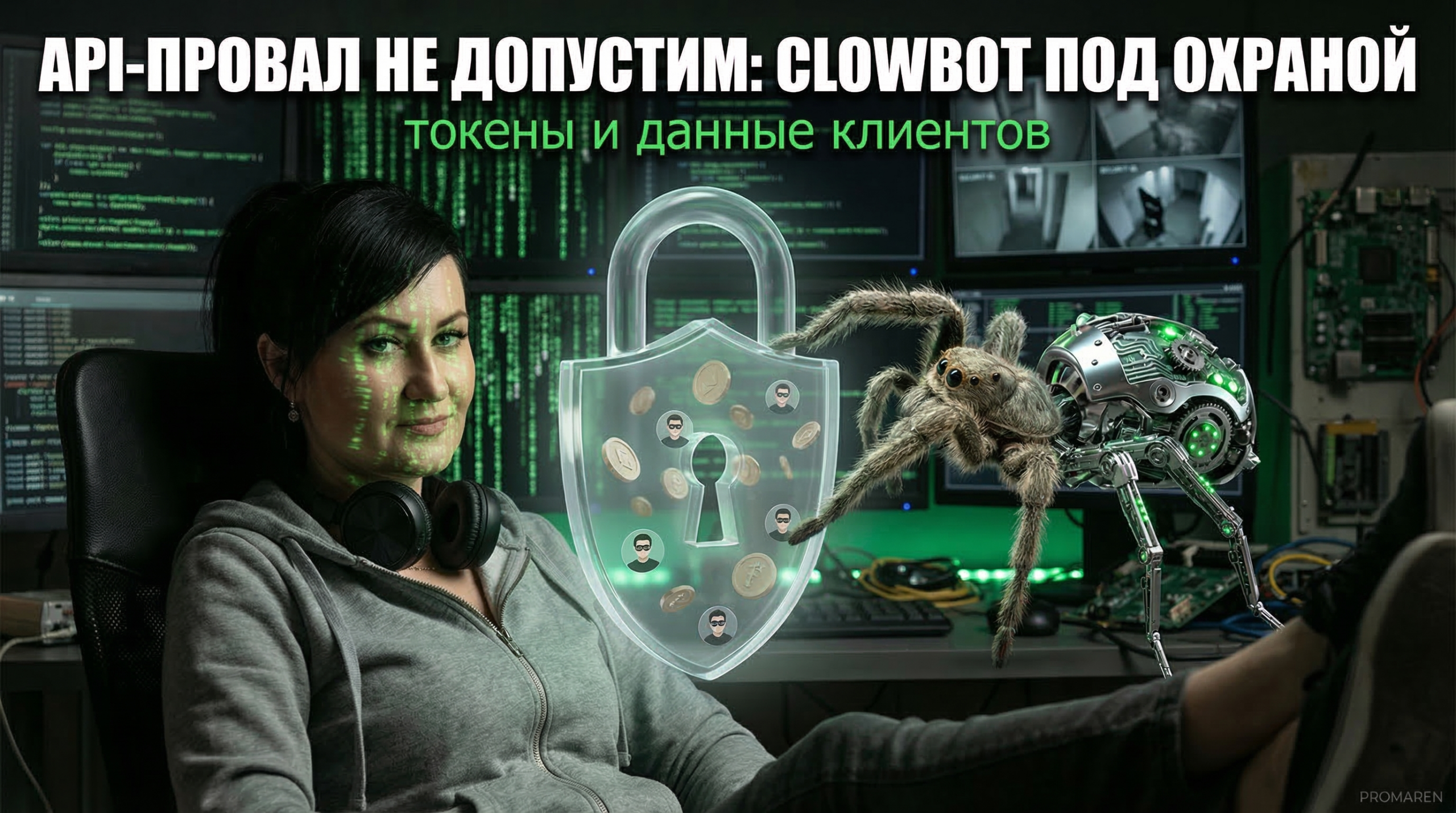 Clowbot и безопасность API: защита токенов и данных клиентов