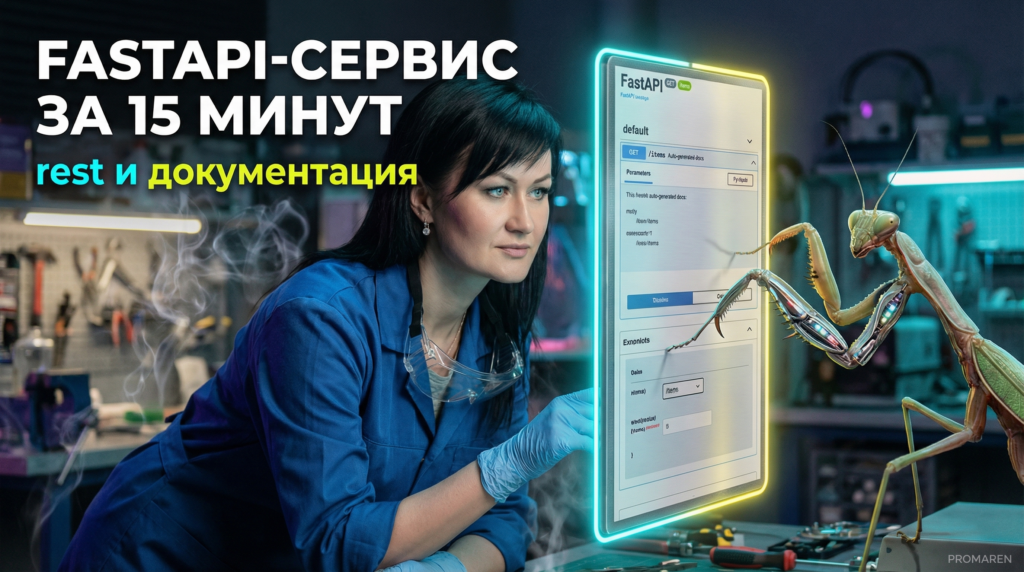 FastAPI REST API с документацией: создаём сервис за 15 минут