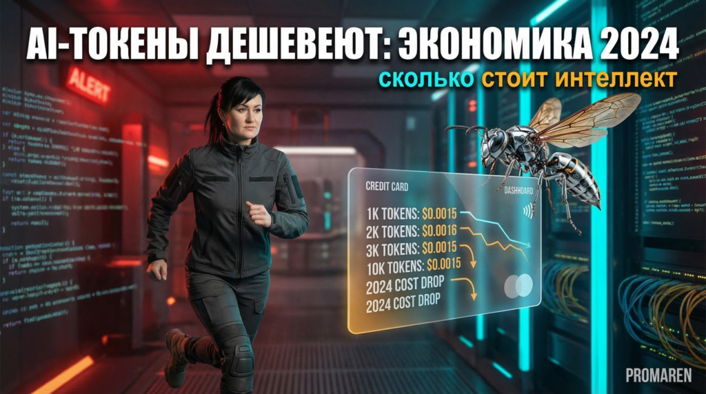 Искусственный интеллект дешевеет: экономика AI-токенов в 2024