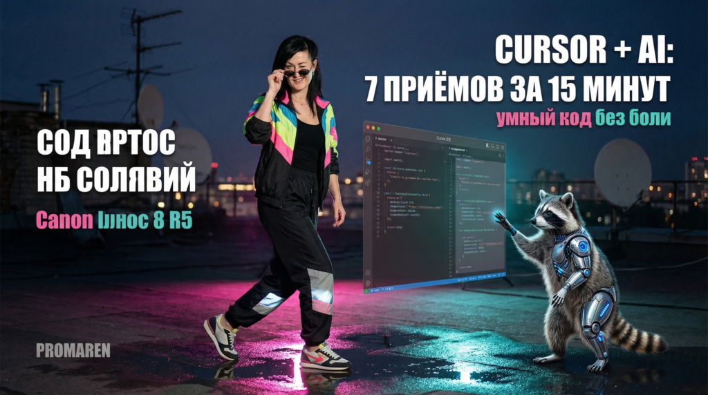 Кодинг с AI-ассистентом в Cursor: 7 приёмов за 15 минут