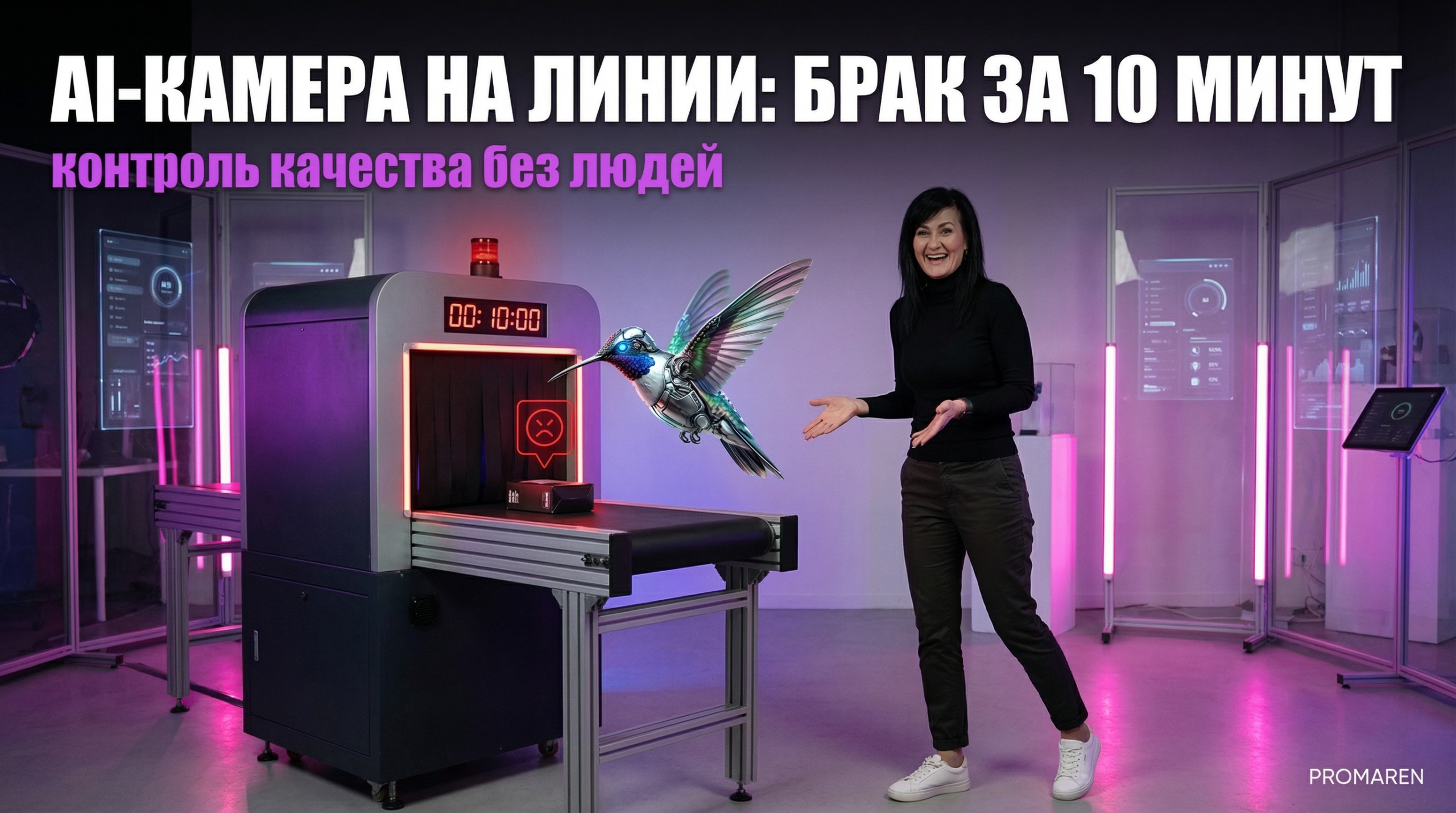 Контроль качества с AI-камерой: как найти брак за 10 минут