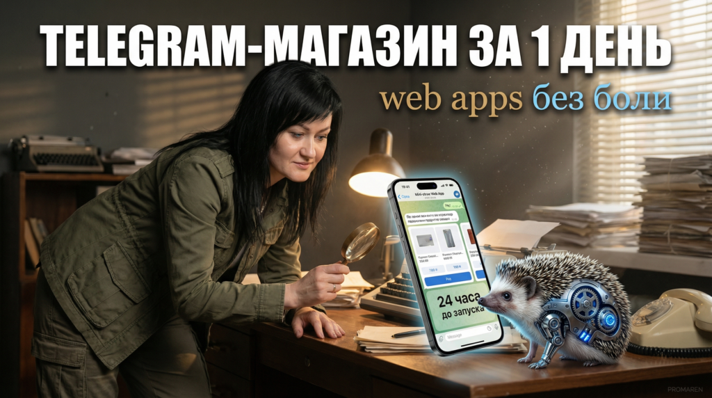 Магазин в Telegram через Web Apps: запуск за 1 день