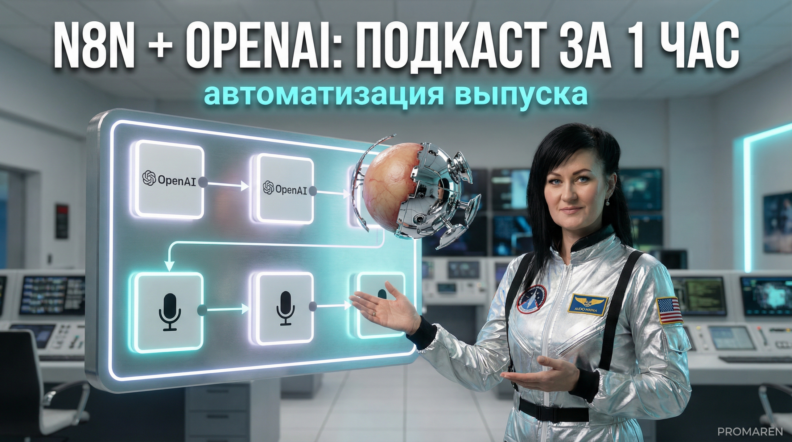 n8n и OpenAI: интеграция для автоматизации подкастов за час