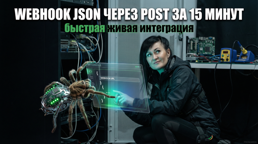 Настройка Webhooks: JSON через POST за 15 минут