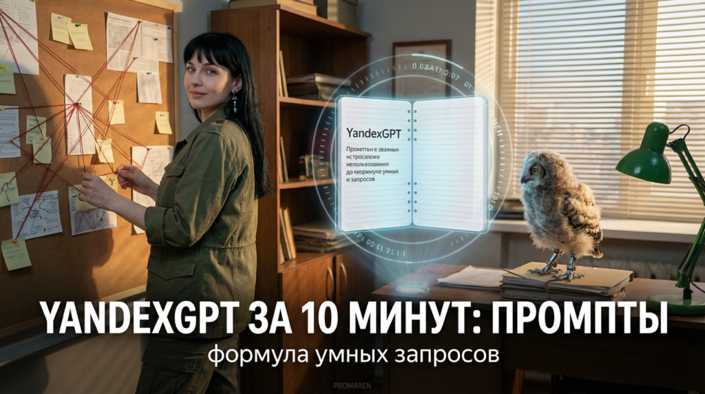 Промпты YandexGPT: как составить эффективный запрос за 10 минут