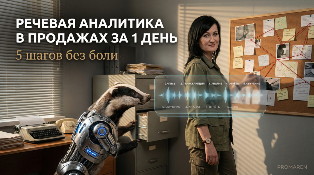 Речевая аналитика в продажах: 5 шагов за 1 день