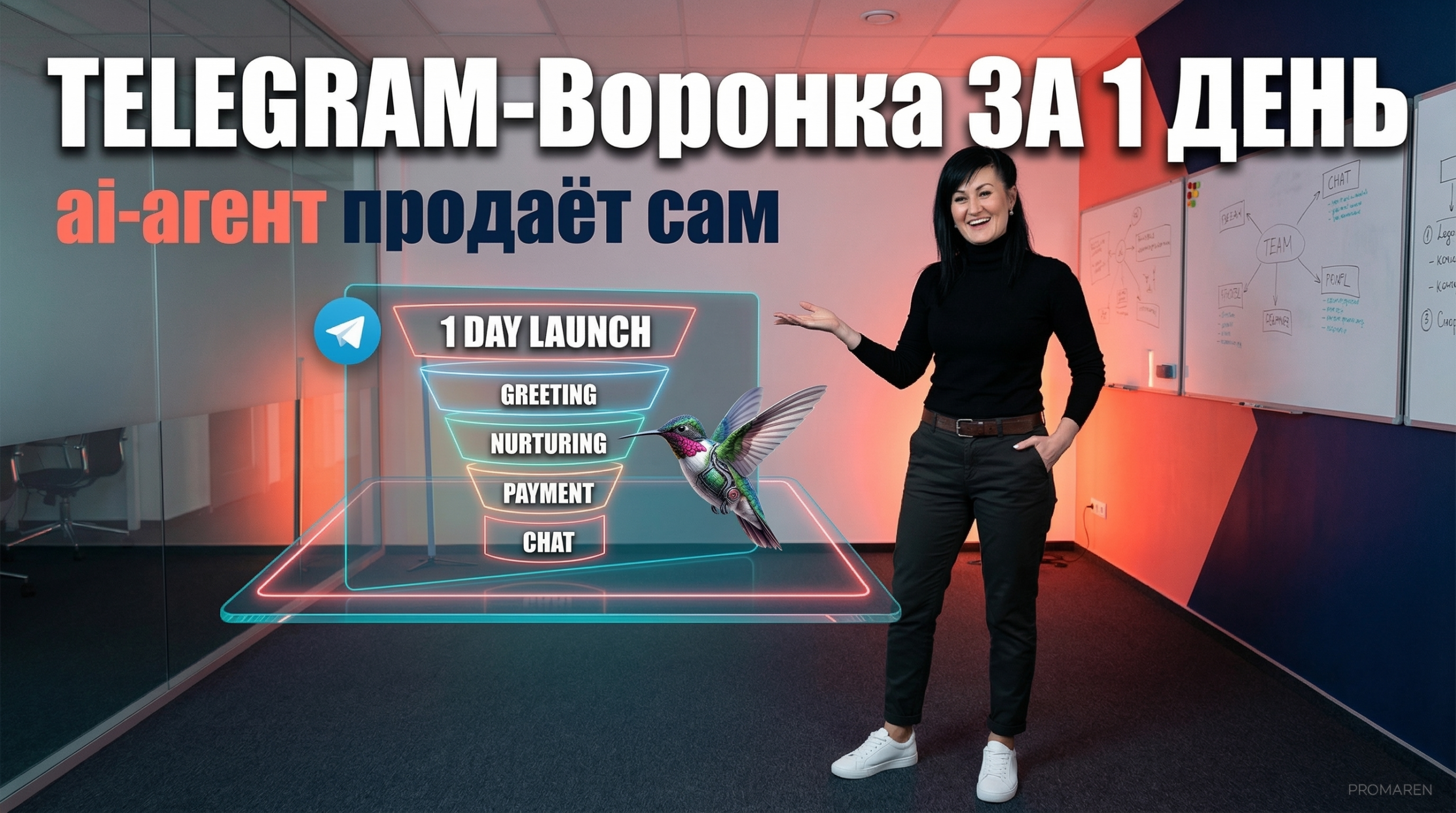 Воронка в Telegram на базе Telegram-агента: запуск за 1 день