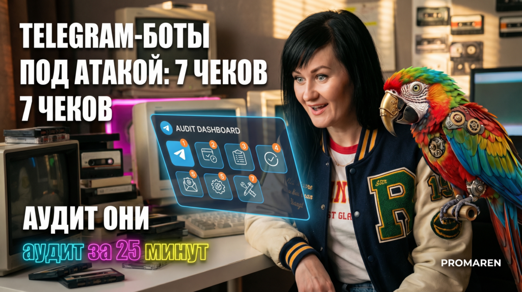 Аудит безопасности ботов в Telegram: 7 проверок за 25 минут