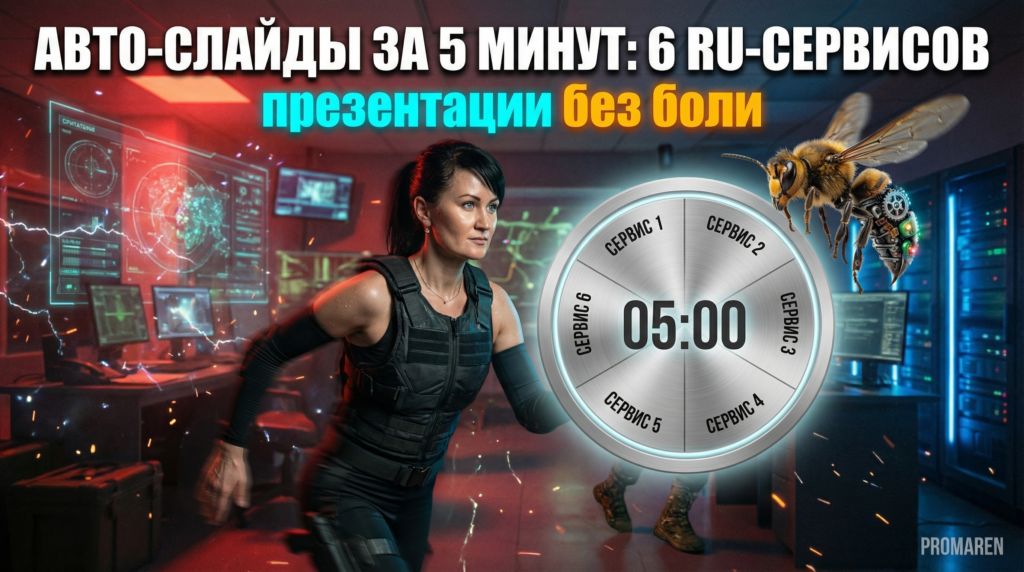Автогенерация презентаций: 6 российских сервисов за 5 минут