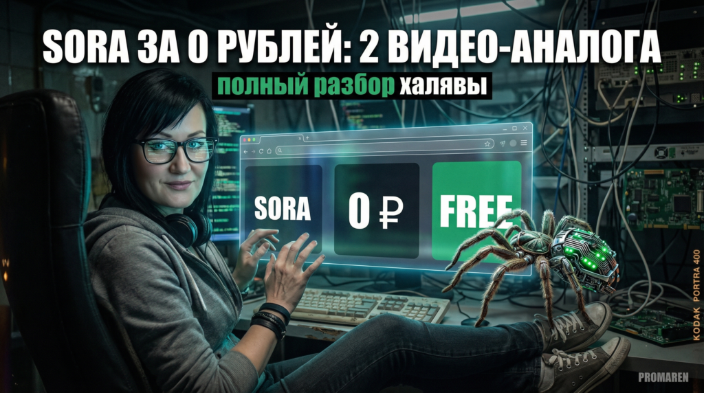 Генераторы видео: обзор 2 аналогов Sora за 0 рублей