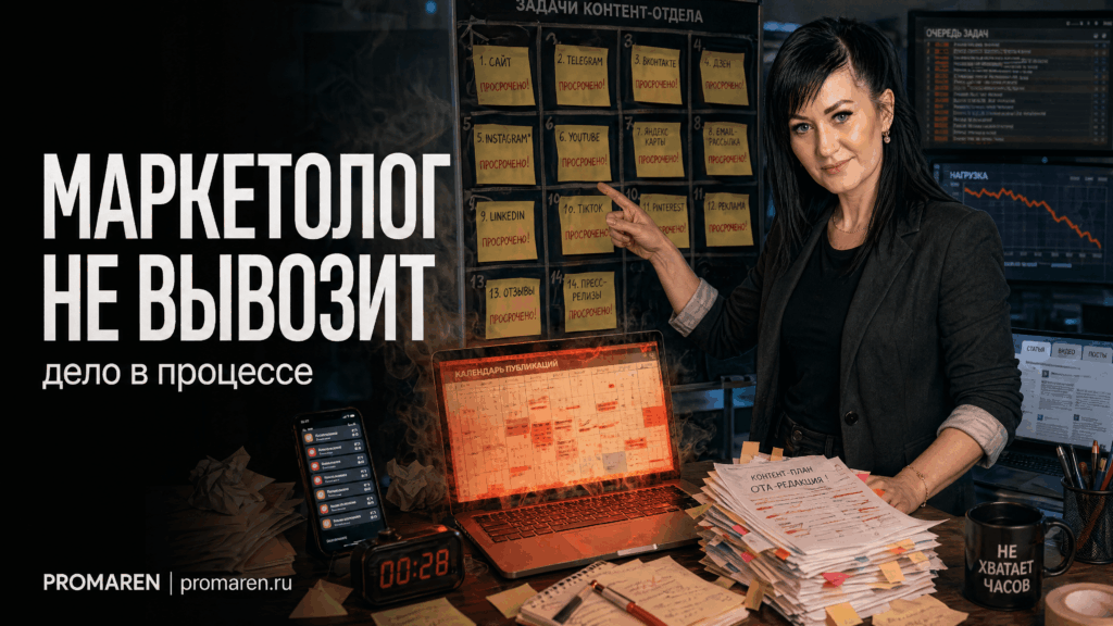 Маркетолог не справляется: почему контент буксует
