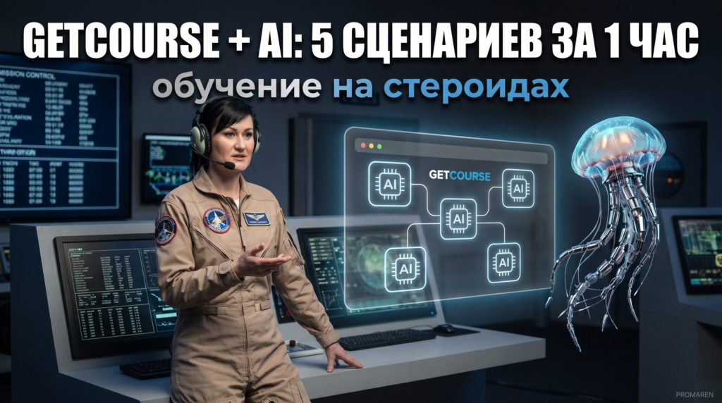 Нейросети в образовании: 5 сценариев в GetCourse за 1 час