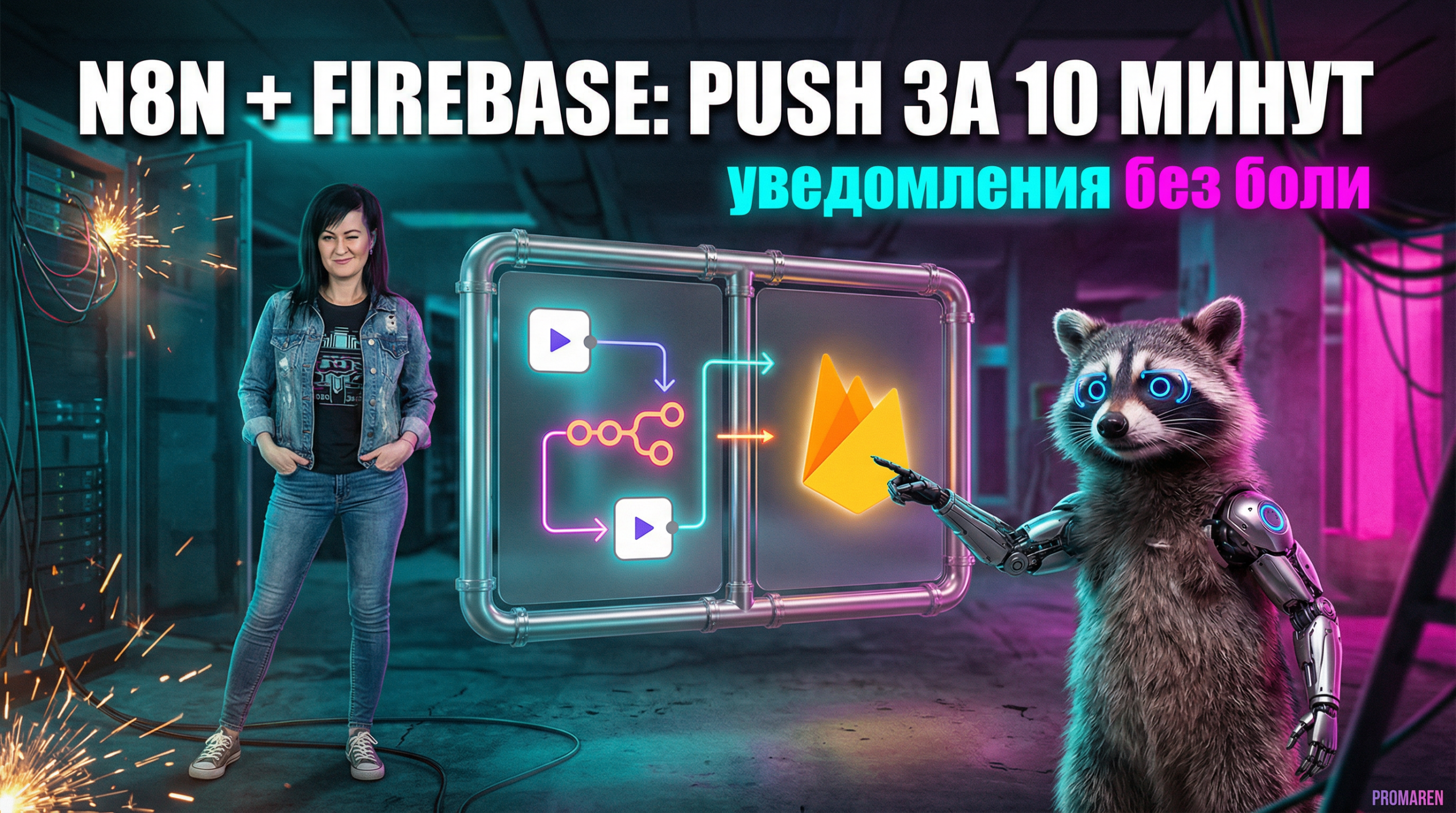 Push-уведомления в n8n и Firebase: настройка за 10 минут