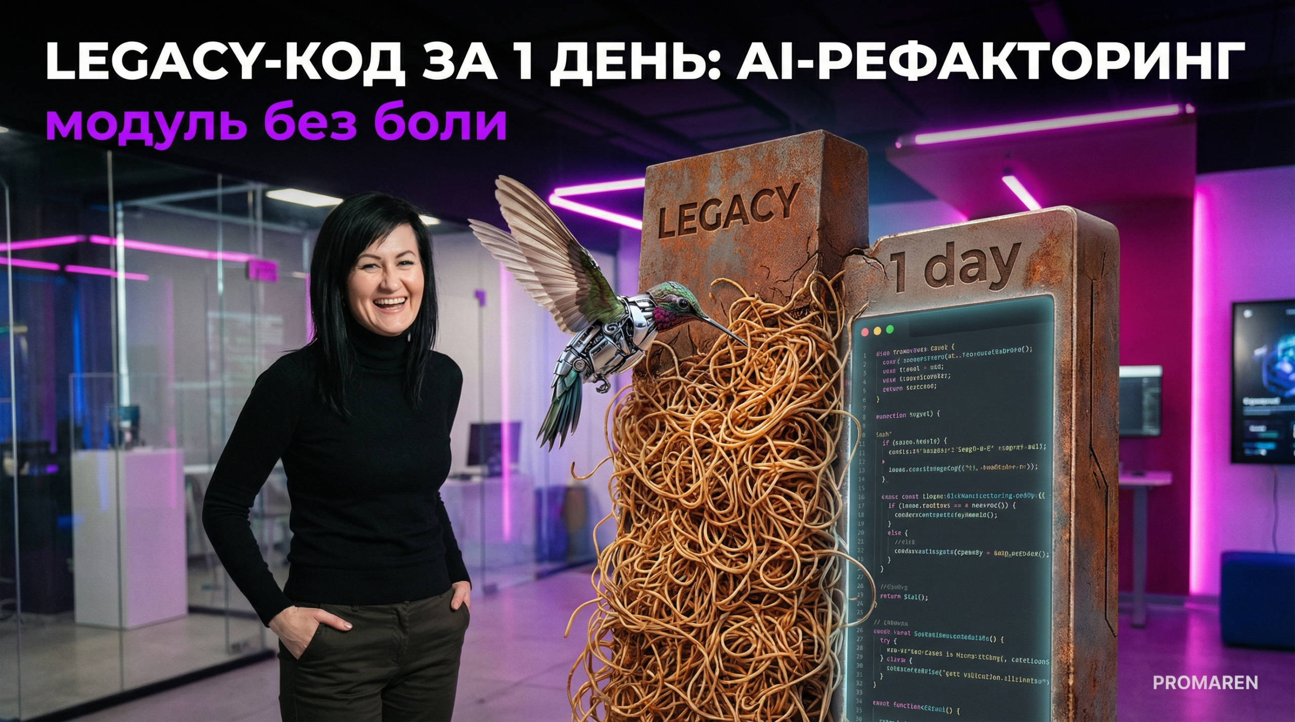 Refactoring legacy code с AI: переписываем модуль за 1 день