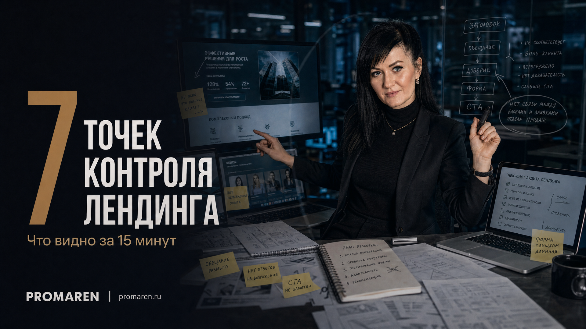 Аудит лендинга: 7 причин, почему сайт не продаёт