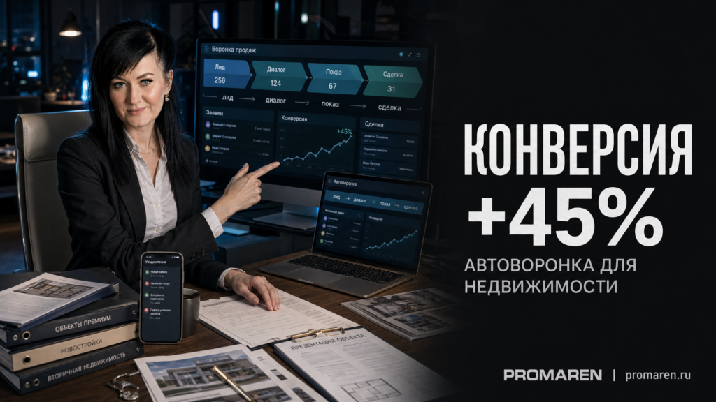 Автоворонка для недвижимости: +45% к конверсии
