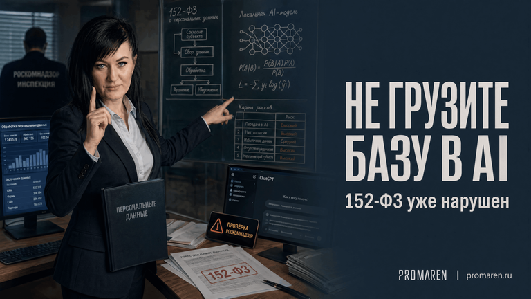 152-ФЗ и нейросети: где бизнес нарушает закон