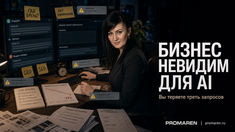 AI-поисковики: почему 70% бизнеса в них не видно