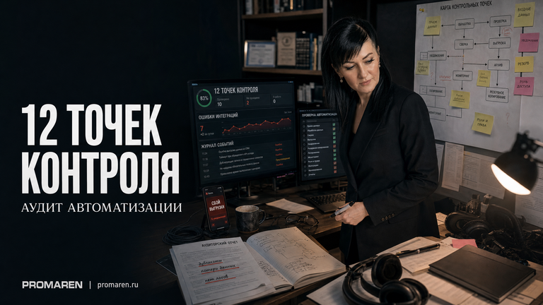Аудит автоматизации: 12 точек контроля для бизнеса