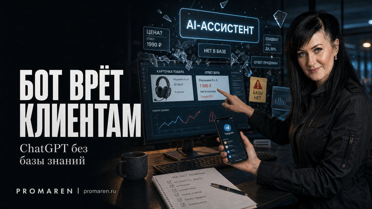Бот с базой знаний: почему AI-бот врёт клиентам