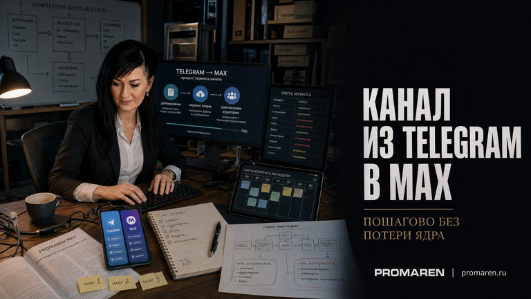 Перенести канал в MAX: что сохранится при переносе