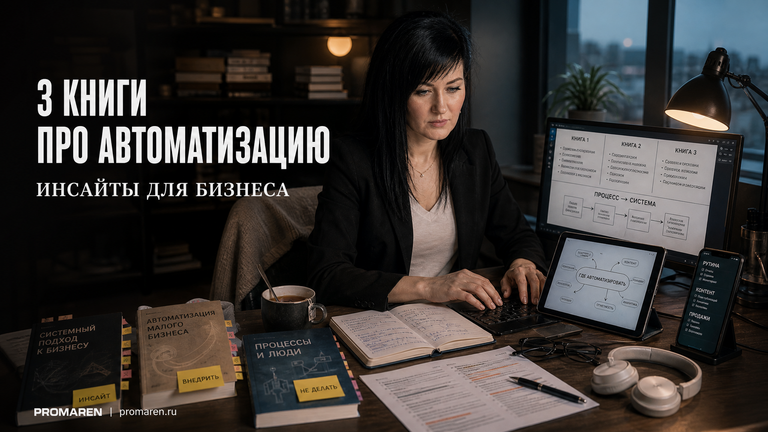 Книги про автоматизацию: 3 книги для бизнеса и роста