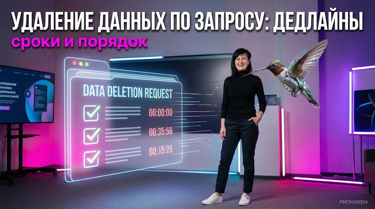 Удаление персональных данных: сроки и порядок действий по запросу